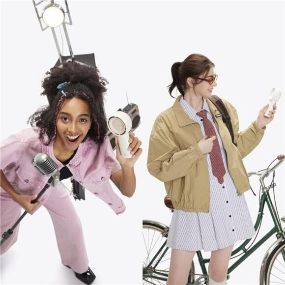 Mini USB Rechargeable Turbo Fan Handheld Personal Pocket Fan 5 Speed 16H Cooling - Picture 6 of 7